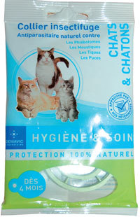 Collier insectifuge chats